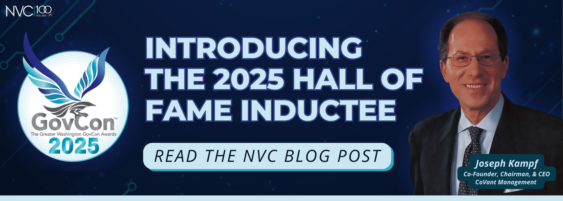 Featured image for “Introducing the 2025 GovCon Awards Hall of Fame Inductee”