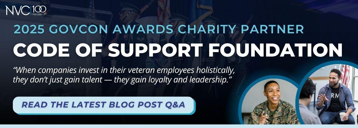 Featured image for “Announcing the 2025 GovCon Awards Charity Partner: The Code of Support Foundation ”