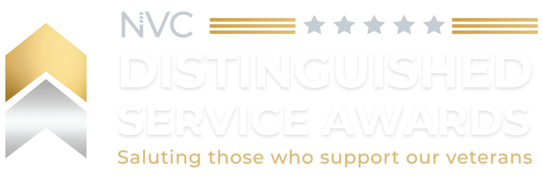 Distinguished Service Awards 2026 White Logo