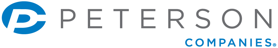 Peterson Companies Logo 2026 Blue