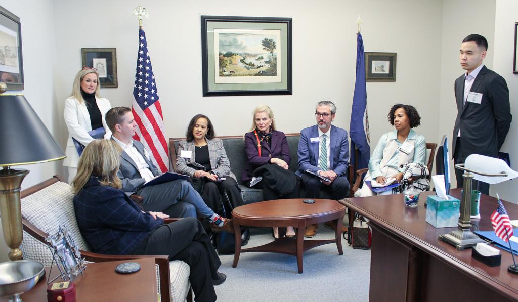 Lobby Day 2026 Attendees in Office Photo