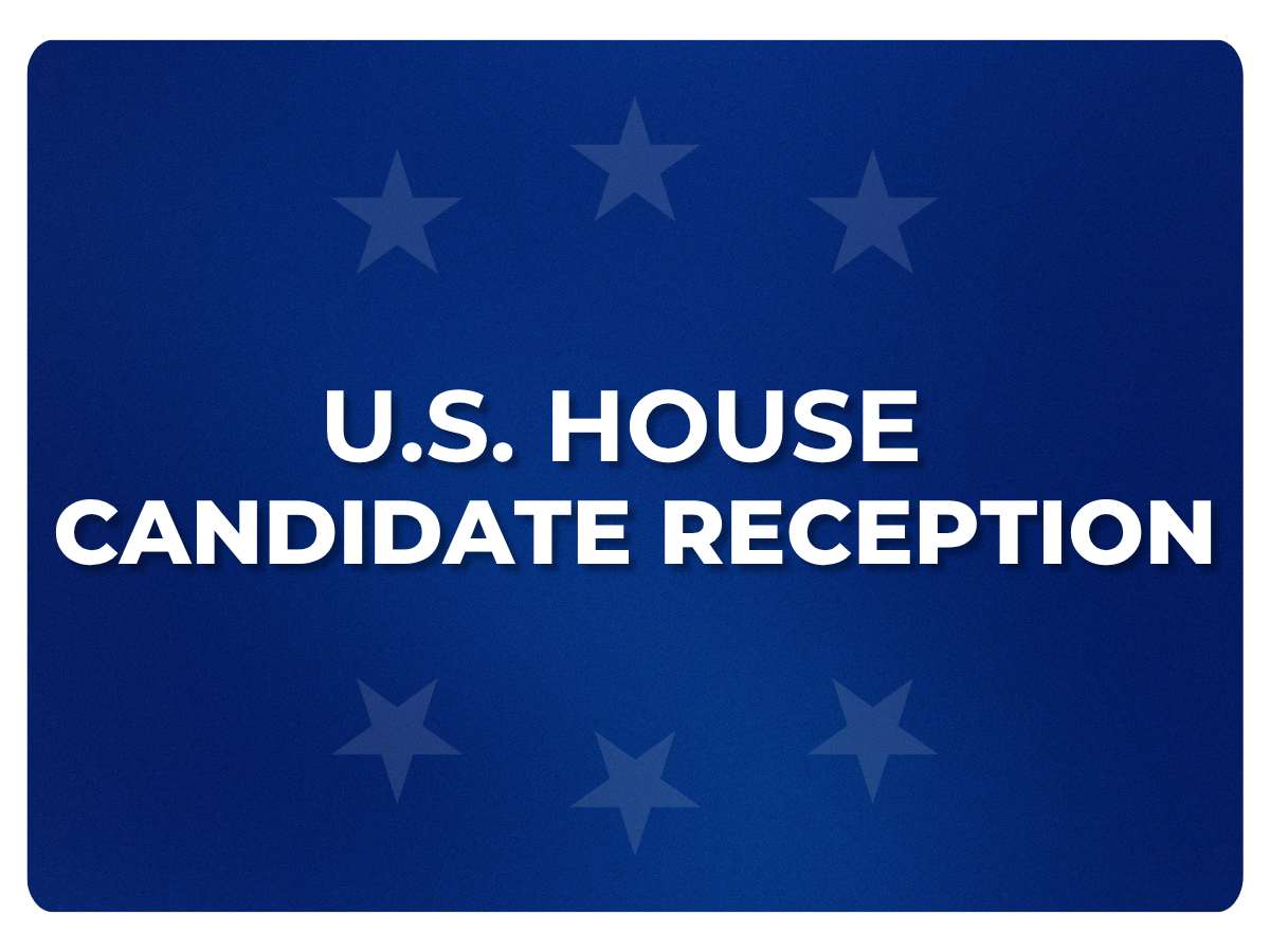 2026 U.S. House Candidate Reception Graphic